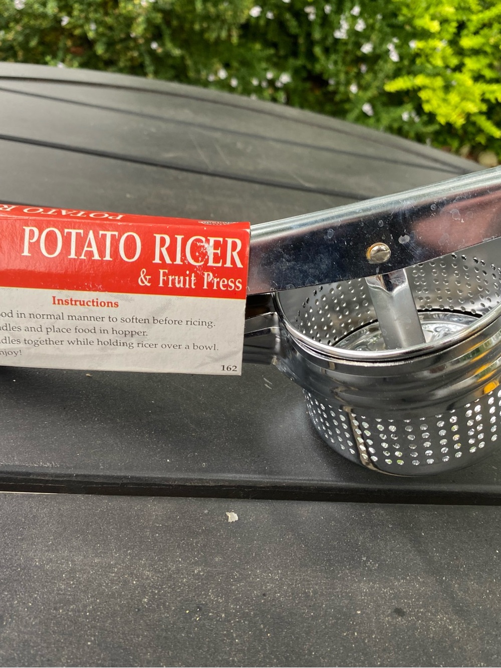 Brand New in Packaging Norpro Potato Ricer/Fruit Press Triple Chrome Plate S.S.